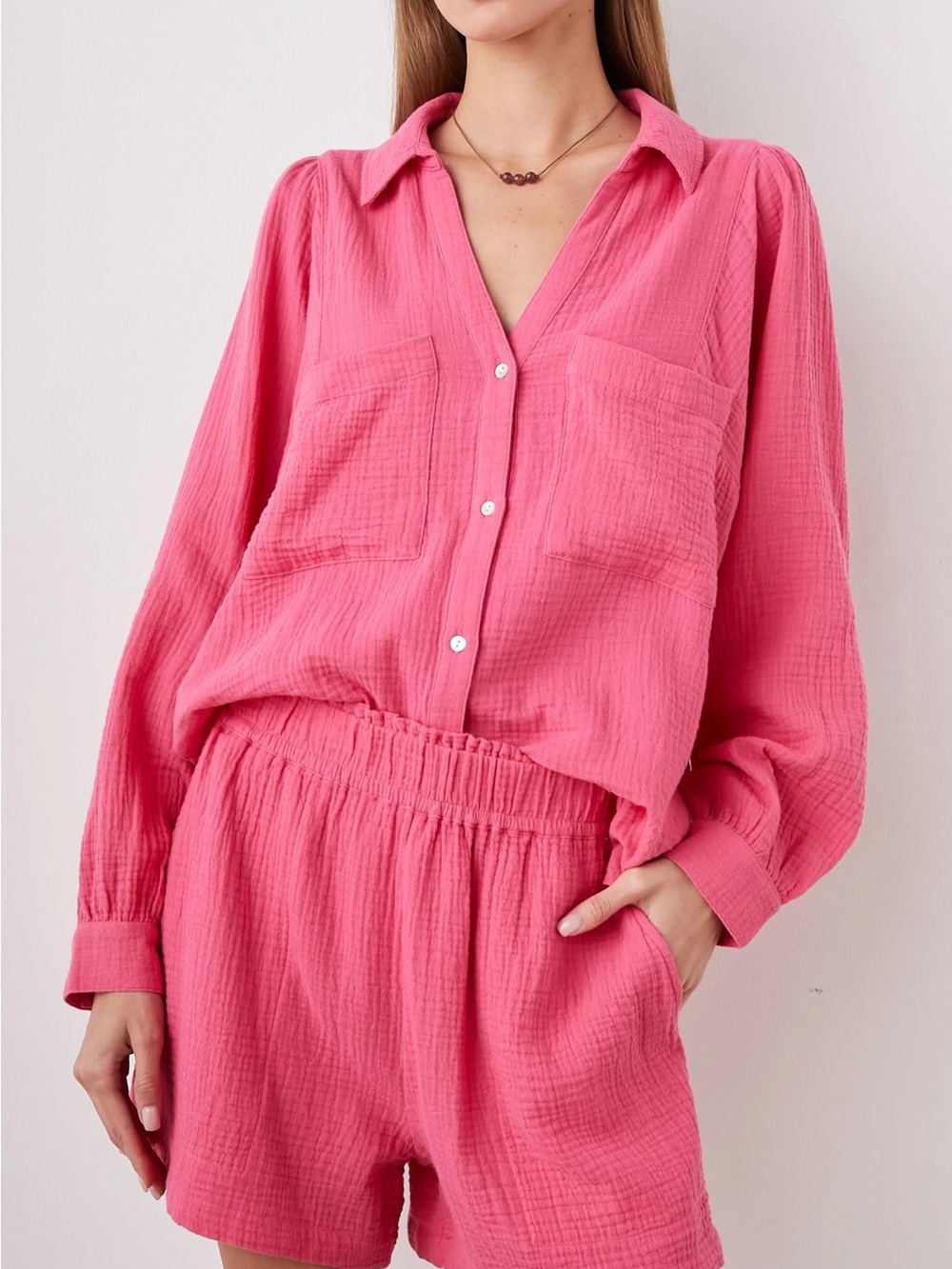 Rails Lauren Shirt in Hibiscus
